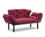 Atelier Del Sofa Nitta Sofá-Cama de 2 Plazas Burdeos